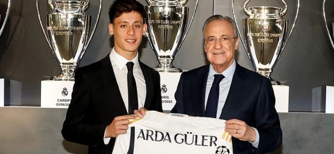 Real Madrid Başkanı'ndan olay Arda Güler sözleri