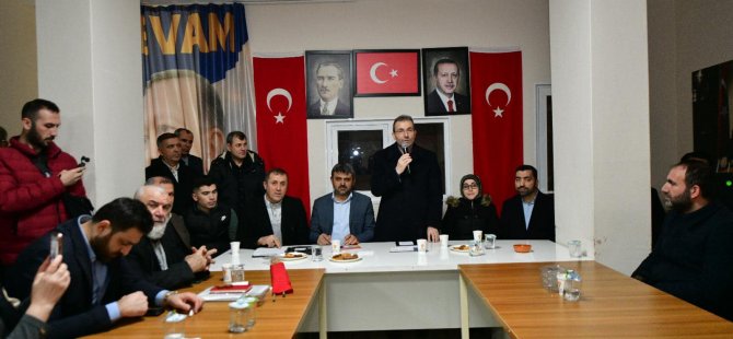 Ahmet Cin Güllübağlar Teşkilatıyla buluştu