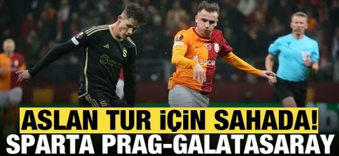 Galatasaray Sparta Prag karşısında
