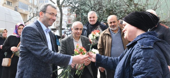 Ahmet Cin Orhangazi Mahallesi'ni ziyaret etti