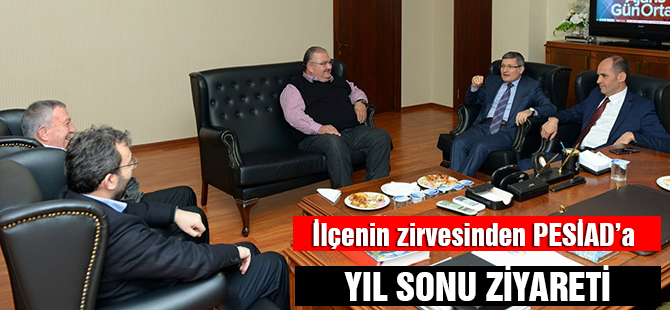 Kaymakam ve Belediye Başkanından Ahmet Cin'e ziyaret