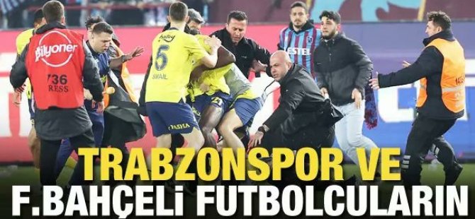 Trabzonspor ve Fenerbahçe'nin cezaları belli oldu!