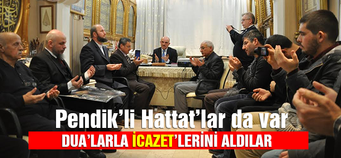 Hattatlar İcazetlerini Aldılar