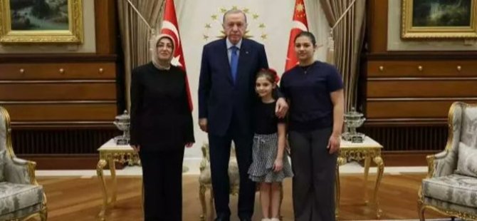 Erdoğan Sinan Ateş'in eşiyle görüştü