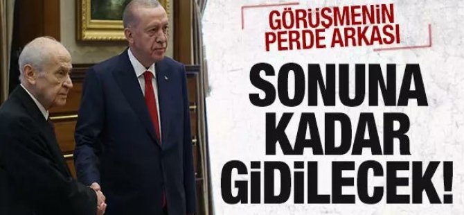 Erdoğan Bahçeli görüşmesinin perde arkası!