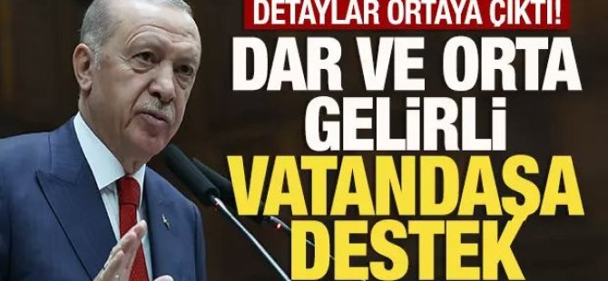 Erdoğan'dan vatandaşa destek talimatı!
