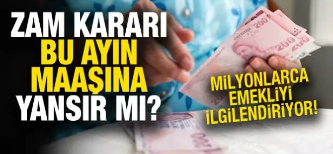 Milyonlarca emeklinin gözü bu haberde!