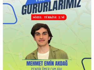 İmam Hatipli Mehmet Emin Akdağ Türkiye İkincisi oldu