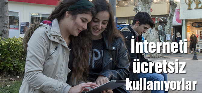 Bu alanlarda internet bedava