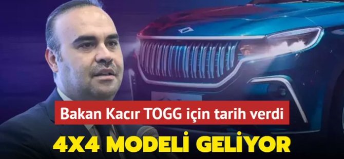 Yerli üretim 4x4 model geliyor