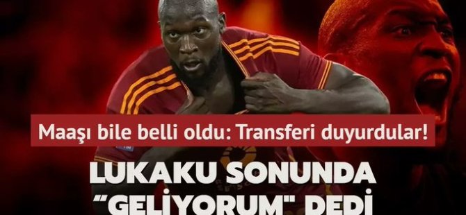 Lukaku transferi tamam.. Yola çıktı geliyor