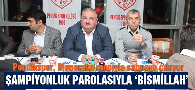 Pendikspor'da tek hedef şampiyonluk