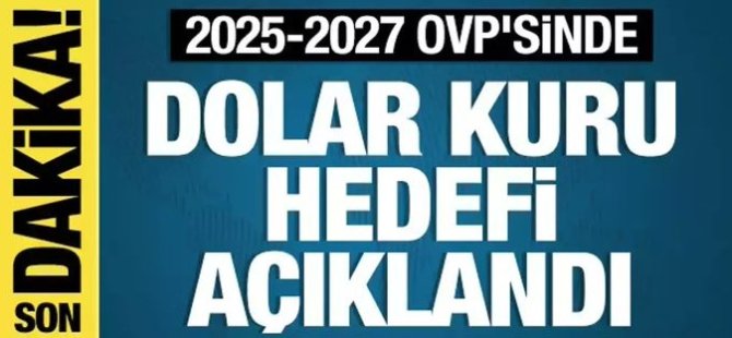 Başkan Yardımcısı Cevdet Yılmaz Dolar Kuru hedefini açıkladı!