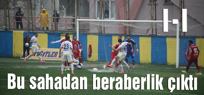Bu zeminde bu kadar:1-1