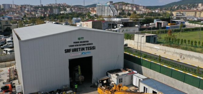 Pendik'te Atıklar SRF Tesisi’nde ekonomiye kazandırılıyor