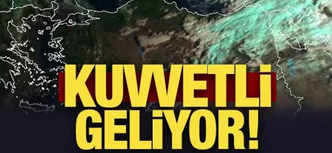 Meteoroloji'den Marmara için kuvvetli yağış uyarısı!