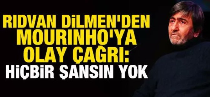 Rıdvan Dilmen'den olay Fenerbahçe yorumu!