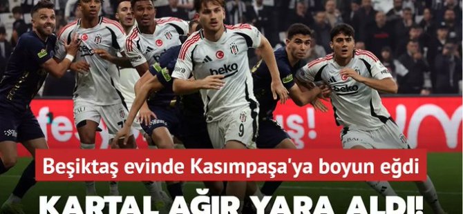 Kartal'a Dolmabahçe'de şok!: 1-3