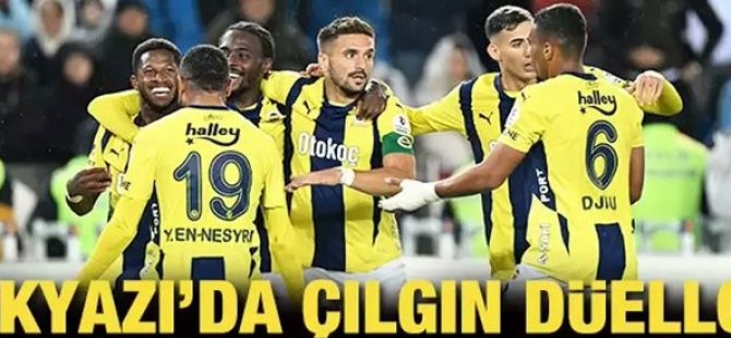 Fenerbahçe Trabzon'dan mutlu dönüyor: 2-3