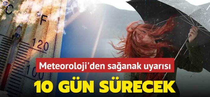 Meteorolojiden kuvvetli yağış uyarısı!