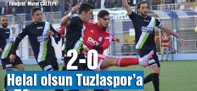Tuzlaspor galibiyetle tamamladı: 2-0