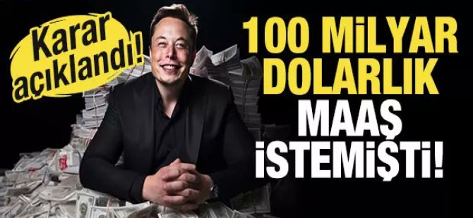 100 milyar dolar maaş talebi!