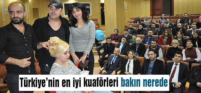 Pendik Berberler Odasından kuaförlere saç tasarım eğitimi