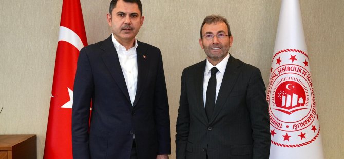 Başkan Ahmet Cin’den Bakan Murat Kurum’a Ziyaret