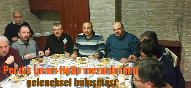 Pendik İmam Hatip Mezunları kaz yemeğinde buluştu