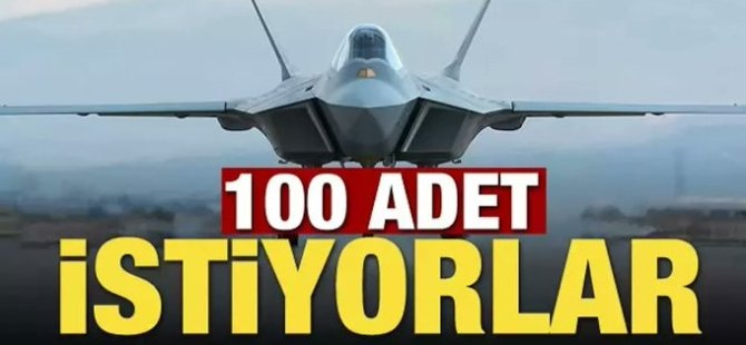 KAAN için 100 adet sipariş!