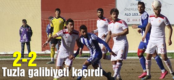 Tuzlaspor fırsat tepti:2-2