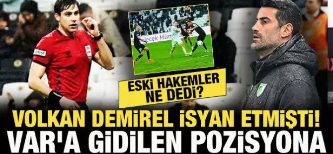 Volkan Demirel verilmeyen penaltı için isyan etti!