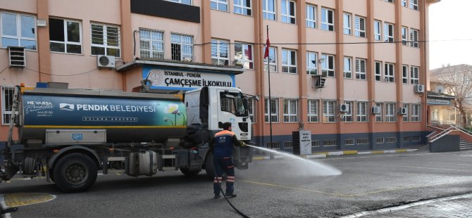 Pendik’te Ara Tatilde Okullar Pırıl Pırıl Oldu