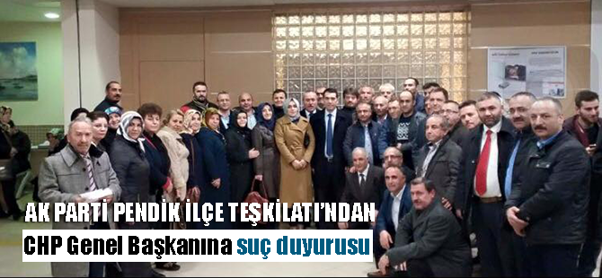 Kemal Kılıçdaraoğlu'na suç duyurusu