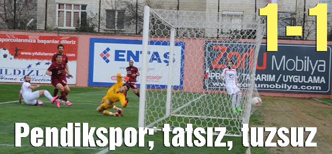 Pendikspor'da kazanamama hastalığı yeniden nüksetti
