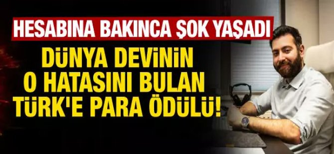 Dev şirketin açığını buldu parayı kaptı!