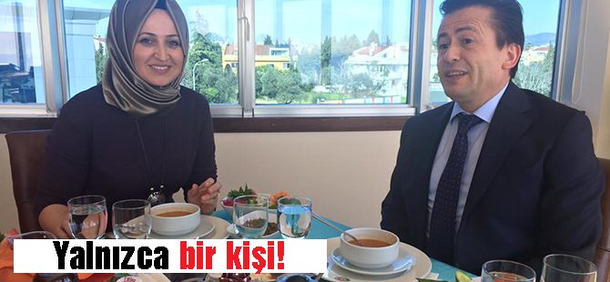 Bir kişi olsa bile!