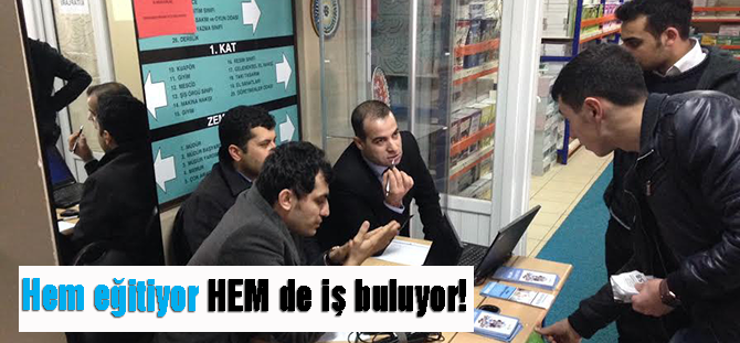 Hem eğitiyor Hem de iş buluyor!