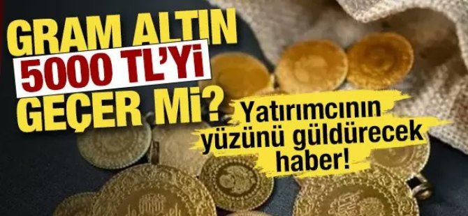Gram altında rekor beklentisi!
