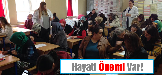 Kursiyer ve çalışanlara afet eğitimi