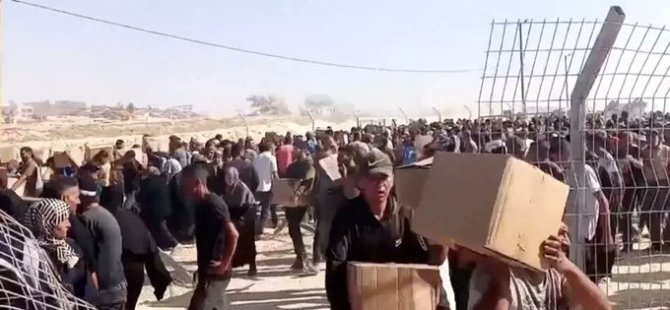 Gazze'de insanlık dışı görüntü!