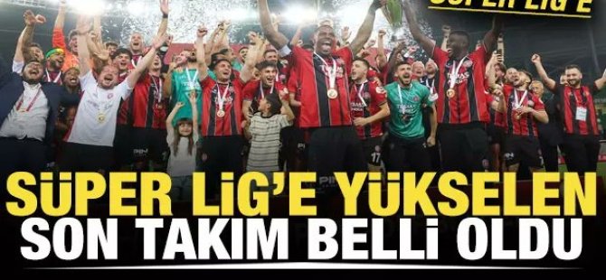 Yeniden Süper Lig'e yükseldiler!