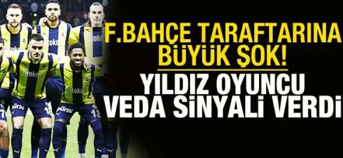 Sarı lacivertli futbolcu veda ediyor!