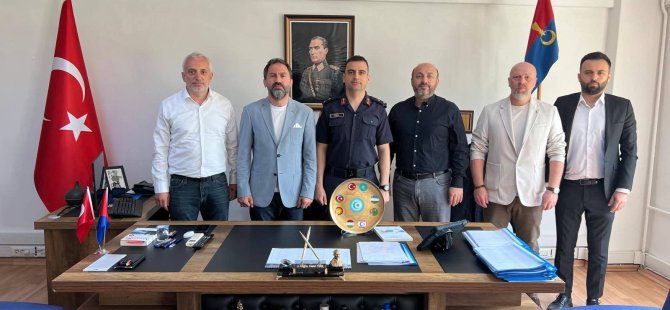 AHİSİAD'tan Jandarma Komutanına ziyaret
