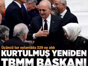 TBMM Başkanı belli oldu