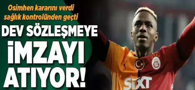 Osimhen'in yeni takımı! İmzayı atıyor..