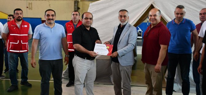Pendik Kızılay'dan öğretmenlere afet bilinci eğitimi