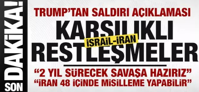 ABD ve İran'dan çok sert açıklamalar!