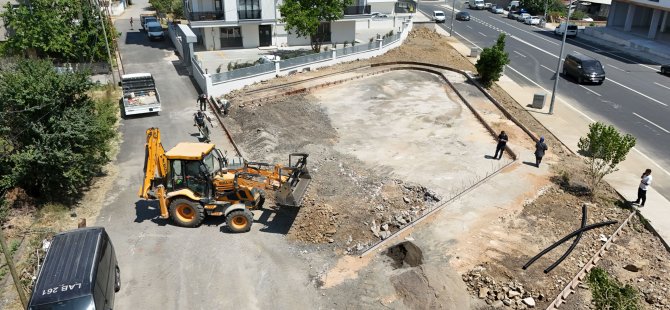 Velibaba’da Yeni Bir Parkın Yapımına Başlandı