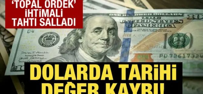 Dolar da erime durdurulamıyor!